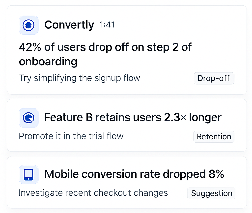 Insight Cards UI